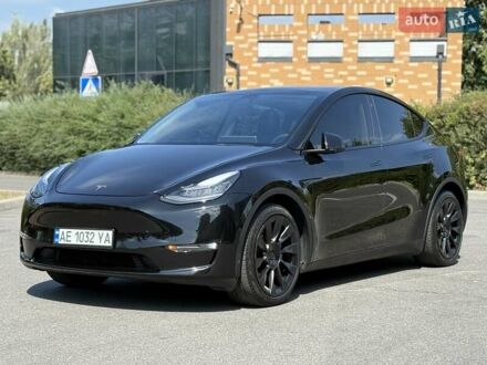 Черный Тесла Model Y, объемом двигателя 0 л и пробегом 55 тыс. км за 24000 $, фото 1 на Automoto.ua