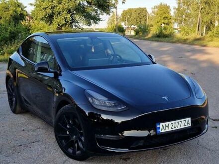 Тесла Model Y 2021 в Коростышеве на Automoto.ua Черный Тесла Model Y, объемом двигателя 0 л и пробегом 79 тыс. км за 27700 $, фото 1 на Automoto.ua
