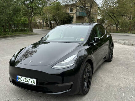 Черный Тесла Model Y, объемом двигателя 0 л и пробегом 23 тыс. км за 36500 $, фото 1 на Automoto.ua