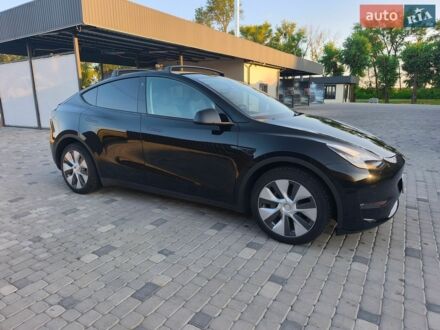 Черный Тесла Model Y, объемом двигателя 0 л и пробегом 75 тыс. км за 23500 $, фото 1 на Automoto.ua