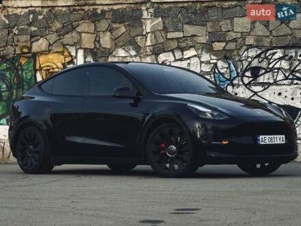 Чорний Тесла Model Y, об'ємом двигуна 0 л та пробігом 44 тис. км за 34200 $, фото 1 на Automoto.ua