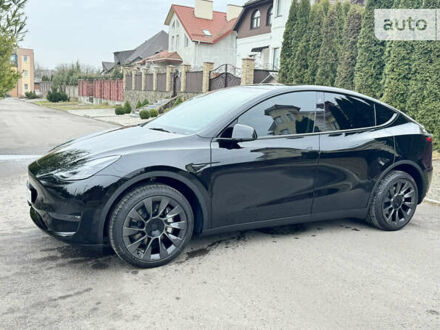Черный Тесла Model Y, объемом двигателя 0 л и пробегом 7 тыс. км за 34900 $, фото 1 на Automoto.ua