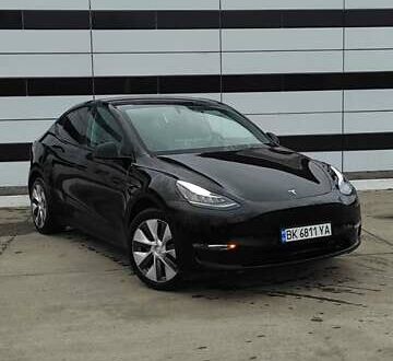 Черный Тесла Model Y, объемом двигателя 0 л и пробегом 46 тыс. км за 25900 $, фото 1 на Automoto.ua