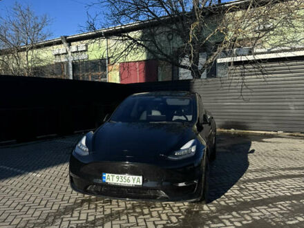 Черный Тесла Model Y, объемом двигателя 0 л и пробегом 51 тыс. км за 23200 $, фото 1 на Automoto.ua
