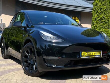Тесла Model Y 2022 у Львові на Automoto.ua Чорний Тесла Model Y, об'ємом двигуна 75 л та пробігом 23 тис. км за 29300 $, фото 1 на Automoto.ua