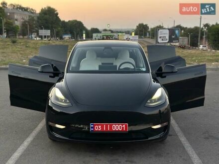 Черный Тесла Model Y, объемом двигателя 0 л и пробегом 135 тыс. км за 26899 $, фото 1 на Automoto.ua