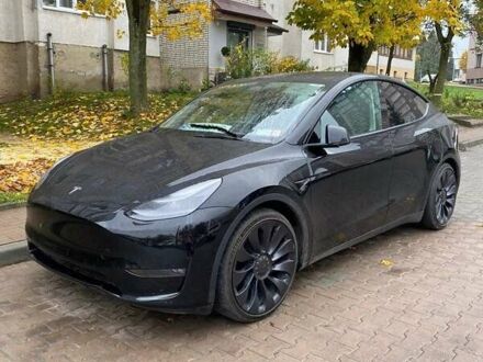 Тесла Model Y 2022 в Львове на Automoto.ua Черный Тесла Model Y, объемом двигателя 0 л и пробегом 32 тыс. км за 32000 $, фото 1 на Automoto.ua