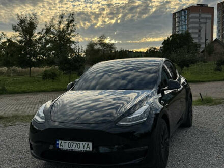 Черный Тесла Model Y, объемом двигателя 0 л и пробегом 47 тыс. км за 29077 $, фото 1 на Automoto.ua