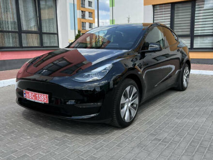 Черный Тесла Model Y, объемом двигателя 0 л и пробегом 36 тыс. км за 38900 $, фото 1 на Automoto.ua