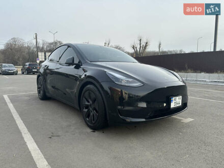 Тесла Model Y 2022 в Днепре (Днепропетровске) на Automoto.ua Черный Тесла Model Y, объемом двигателя 0 л и пробегом 48 тыс. км за 32000 $, фото 1 на Automoto.ua