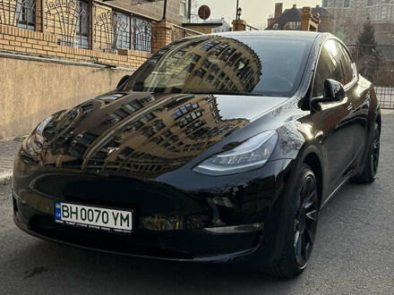 Черный Тесла Model Y, объемом двигателя 0 л и пробегом 44 тыс. км за 43800 $, фото 1 на Automoto.ua