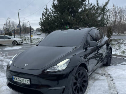 Тесла Model Y 2022 у Хмельницькому на Automoto.ua Чорний Тесла Model Y, об'ємом двигуна 0 л та пробігом 56 тис. км за 26999 $, фото 1 на Automoto.ua