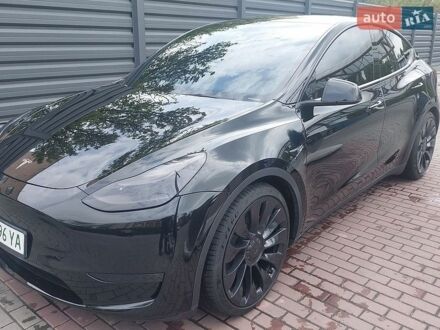 Черный Тесла Model Y, объемом двигателя 0 л и пробегом 36 тыс. км за 28900 $, фото 1 на Automoto.ua