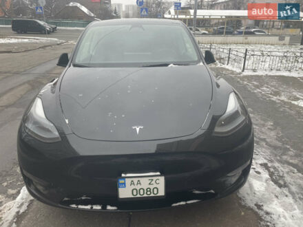 Черный Тесла Model Y, объемом двигателя 0 л и пробегом 23 тыс. км за 35000 $, фото 1 на Automoto.ua