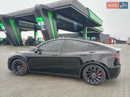 Черный Тесла Model Y, объемом двигателя 0 л и пробегом 52 тыс. км за 26300 $, фото 1 на Automoto.ua