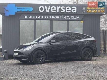 Черный Тесла Model Y, объемом двигателя 0 л и пробегом 71 тыс. км за 24000 $, фото 1 на Automoto.ua