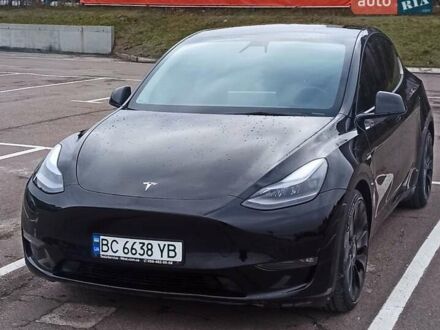 Тесла Model Y 2022 у Львові на Automoto.ua Чорний Тесла Model Y, об'ємом двигуна 0 л та пробігом 92 тис. км за 28500 $, фото 1 на Automoto.ua