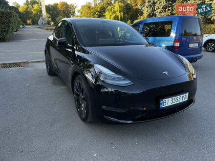 Черный Тесла Model Y, объемом двигателя 0 л и пробегом 83 тыс. км за 30000 $, фото 1 на Automoto.ua