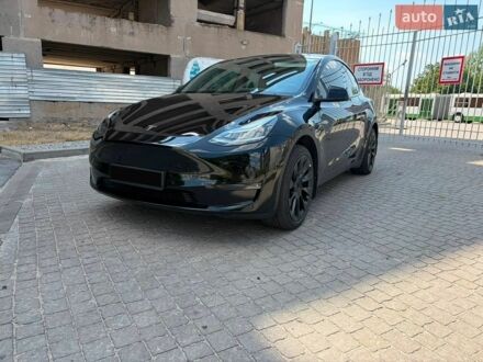 Черный Тесла Model Y, объемом двигателя 0 л и пробегом 38 тыс. км за 30500 $, фото 1 на Automoto.ua