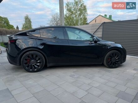 Черный Тесла Model Y, объемом двигателя 0 л и пробегом 66 тыс. км за 26700 $, фото 1 на Automoto.ua