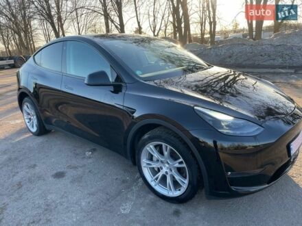 Черный Тесла Model Y, объемом двигателя 0 л и пробегом 51 тыс. км за 22900 $, фото 1 на Automoto.ua