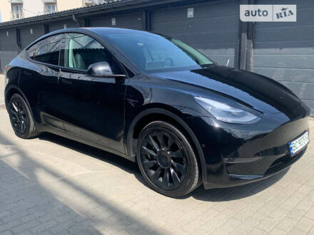 Черный Тесла Model Y, объемом двигателя 0 л и пробегом 6 тыс. км за 27900 $, фото 1 на Automoto.ua