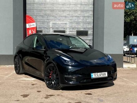 Черный Тесла Model Y, объемом двигателя 0 л и пробегом 17 тыс. км за 34500 $, фото 1 на Automoto.ua