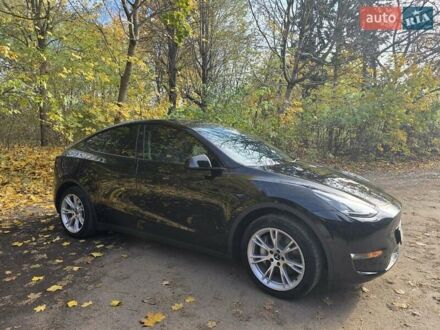 Черный Тесла Model Y, объемом двигателя 0 л и пробегом 37 тыс. км за 30800 $, фото 1 на Automoto.ua