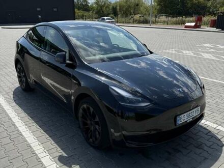 Черный Тесла Model Y, объемом двигателя 0 л и пробегом 24 тыс. км за 29800 $, фото 1 на Automoto.ua