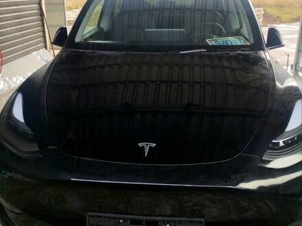 Черный Тесла Model Y, объемом двигателя 0.38 л и пробегом 43 тыс. км за 33000 $, фото 1 на Automoto.ua