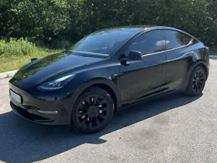 Черный Тесла Model Y, объемом двигателя 0 л и пробегом 42 тыс. км за 25300 $, фото 1 на Automoto.ua
