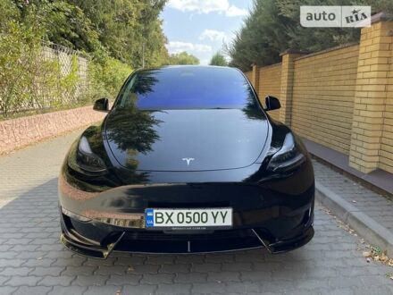 Тесла Model Y 2023 в Хмельницком на Automoto.ua Черный Тесла Model Y, объемом двигателя 0 л и пробегом 11 тыс. км за 39500 $, фото 1 на Automoto.ua