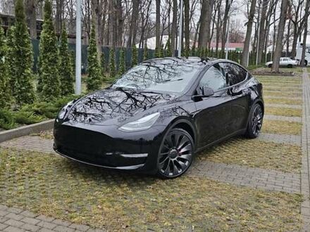 Черный Тесла Model Y, объемом двигателя 0 л и пробегом 5 тыс. км за 34500 $, фото 1 на Automoto.ua