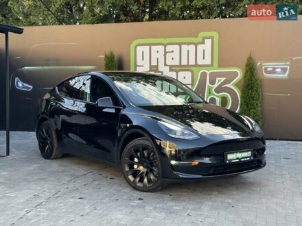 Черный Тесла Model Y, объемом двигателя 0 л и пробегом 1 тыс. км за 33900 $, фото 1 на Automoto.ua