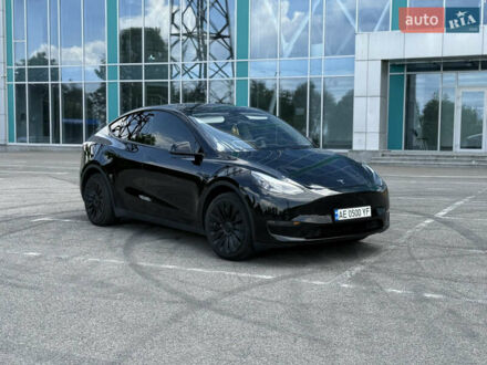 Тесла Model Y 2023 в Днепре (Днепропетровске) на Automoto.ua Черный Тесла Model Y, объемом двигателя 0 л и пробегом 58 тыс. км за 29500 $, фото 1 на Automoto.ua