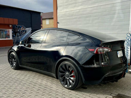 Черный Тесла Model Y, объемом двигателя 0 л и пробегом 35 тыс. км за 36000 $, фото 1 на Automoto.ua
