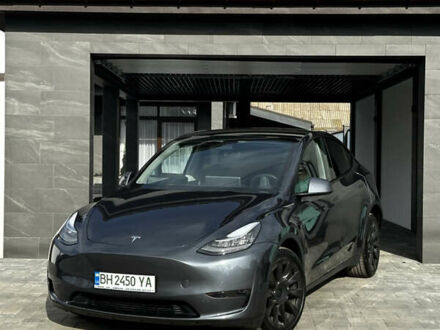 Черный Тесла Model Y, объемом двигателя 0 л и пробегом 7 тыс. км за 37900 $, фото 1 на Automoto.ua
