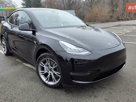 Черный Тесла Model Y, объемом двигателя 0 л и пробегом 49 тыс. км за 28900 $, фото 1 на Automoto.ua