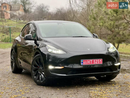 Черный Тесла Model Y, объемом двигателя 0 л и пробегом 71 тыс. км за 24400 $, фото 1 на Automoto.ua