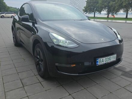 Черный Тесла Model Y, объемом двигателя 0 л и пробегом 40 тыс. км за 30000 $, фото 1 на Automoto.ua