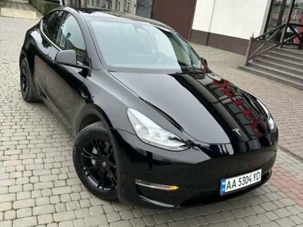 Черный Тесла Model Y, объемом двигателя 0 л и пробегом 12 тыс. км за 30000 $, фото 1 на Automoto.ua