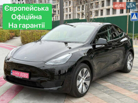 Черный Тесла Model Y, объемом двигателя 0 л и пробегом 48 тыс. км за 31500 $, фото 1 на Automoto.ua