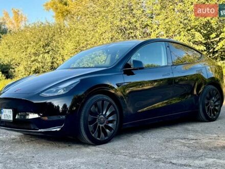 Черный Тесла Model Y, объемом двигателя 0 л и пробегом 14 тыс. км за 34888 $, фото 1 на Automoto.ua