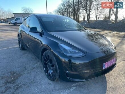 Черный Тесла Model Y, объемом двигателя 0 л и пробегом 42 тыс. км за 27400 $, фото 1 на Automoto.ua