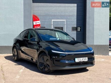 Черный Тесла Model Y, объемом двигателя 0 л и пробегом 1 тыс. км за 54999 $, фото 1 на Automoto.ua