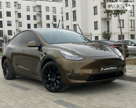 Коричневий Тесла Model Y, об'ємом двигуна 0 л та пробігом 66 тис. км за 30600 $, фото 15 на Automoto.ua