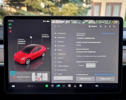 Красный Тесла Model Y, объемом двигателя 0 л и пробегом 16 тыс. км за 31500 $, фото 11 на Automoto.ua
