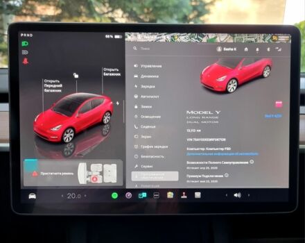 Красный Тесла Model Y, объемом двигателя 0 л и пробегом 16 тыс. км за 31500 $, фото 12 на Automoto.ua