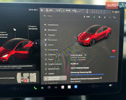 Красный Тесла Model Y, объемом двигателя 0 л и пробегом 58 тыс. км за 25500 $, фото 16 на Automoto.ua
