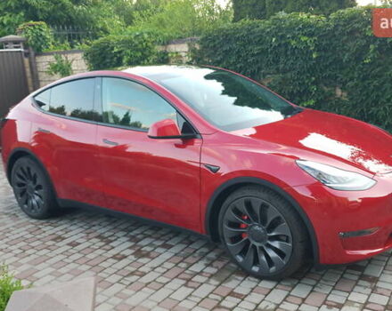 Тесла Model Y 2020 в Киеве на Automoto.ua Красный Тесла Model Y, объемом двигателя 0 л и пробегом 136 тыс. км за 23500 $, фото 5 на Automoto.ua